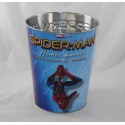 Seau à pop corn MARVEL Spider-Man Homecoming en métal Disney 21 cm