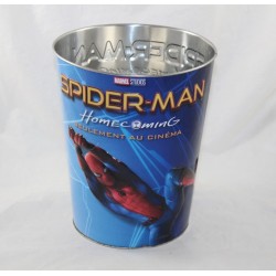 Seau à pop corn MARVEL Spider-Man Homecoming en métal Disney 21 cm