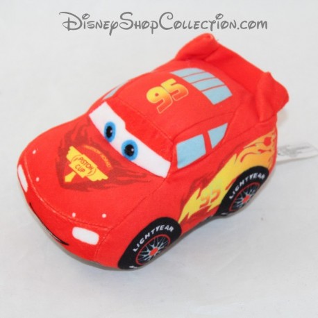 Peluche voiture Flash Mcqueen NICOTOY Disney Cars rouge 16 cm