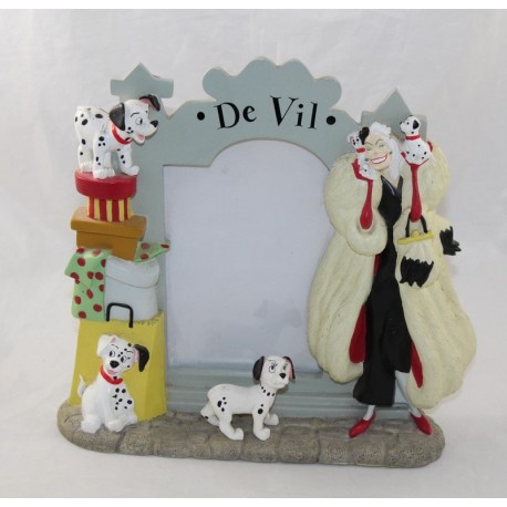 Foto cornice resina Cruella De Vil DISNEY STORE I 101 Dalmati 22 cm