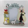 Photo frame resin Cruella De Vil DISNEY STORE The 101 Dalmatians 22 cm