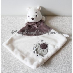 Security blanket Pooh DISNEY NICOTOY white Brown diamond Sun 28 cm dish