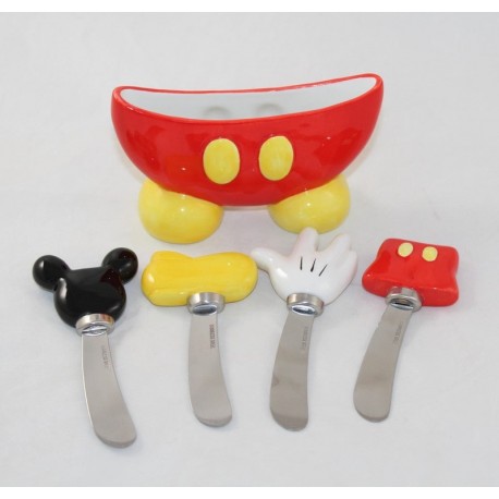 Buttermesser-Set Mickey WALT DISNEY WORLD mit Keramikhalter