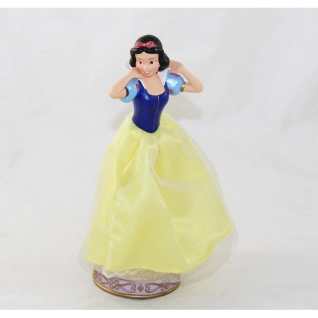 Statuette in snow white resin DISNEYLAND PARIS Snow White and the 7 dwarfs dress in tulle glitter 22 cm