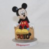 Figurine Mickey DISNEYLAND PARIS valigia 2010 biscotto in porcellana 10 cm