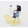 Estatuilla blancanieves resina EURO DISNEY con pájaro azul 12 cm