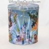 Caja de galletas multi personajes DISNEYLAND PARIS 15 años del metal park relieve 3D Disney 18 cm