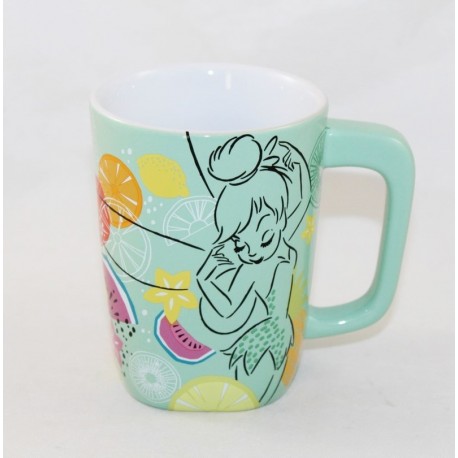 Mug fairy Bell DISNEYLAND PARIS Tinker Bell Green Vitamin Cup Disney 12 cm