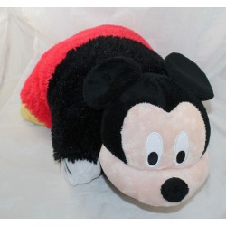 Peluche coussin Mickey DISNEY pillow pets rouge et noir 50 cm