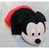 Cuscino peluche Mickey DISNEY cuscino animali domestici rosso e nero 50 cm