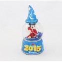 Snow globe Mickey DISNEYLAND PARIS Fantasia magicien 2015 15 cm