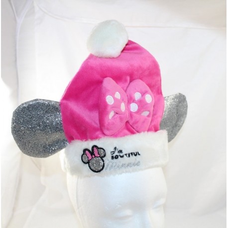 Sombrero de Navidad Minnie DISNEY BABY Bowtiful baby orejas rosas 18-24 meses