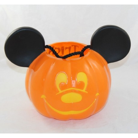 Candy bucket Mickey DISNEYLAND PARIS pumpkin Halloween Trick or Treat