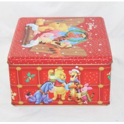 Boîte à biscuits Winnie l'ourson DISNEY Noël Tigrou Porcinet Bourriquet 22 cm