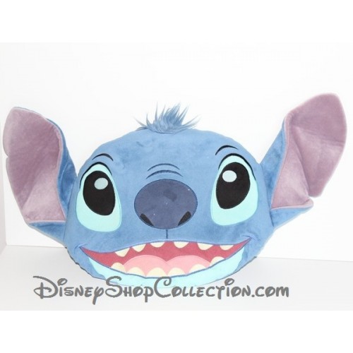 Stitch DISNEY STORE Lilo e Stitch Blue Head Cushion 36 cm - Disney