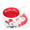 Mug and spoon Minnie DISNEYLAND PARIS Parisienne Disney cup 10 cm