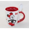 Mug et cuillère Minnie DISNEYLAND PARIS Parisienne tasse Disney 10 cm