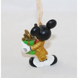 Ornement Mickey DISNEY décoration à suspendre smocking doré cadeau de Noël
