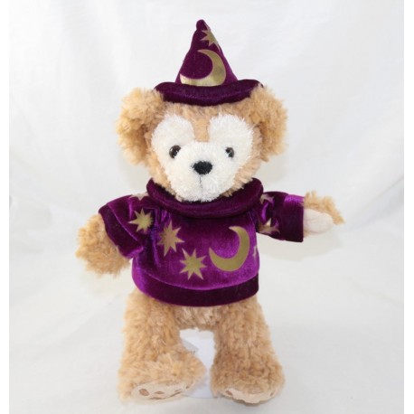 Teddy bear DISNEYLAND PARIS Duffy purple magician 20th birthday 32 cm