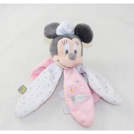 Piatto coperta Minnie DISNEY Baby Nicotoy petali rosa pecora bianca 30 cm