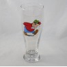 Beer glass Pat Hibulaire DISNEY thief The fragile Picsou strip 23 cm