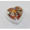 Boîte à bijoux Mickey DISNEYLAND PARIS Noël céramique coeur 8 cm