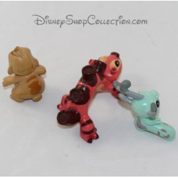 Set of 3 figurines Lilo and Stitch DISNEY Reuben, Poxy and Yang