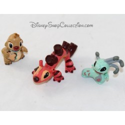 Set de 3 figurillas Lilo y Stitch DISNEY Reuben, Poxy y Yang