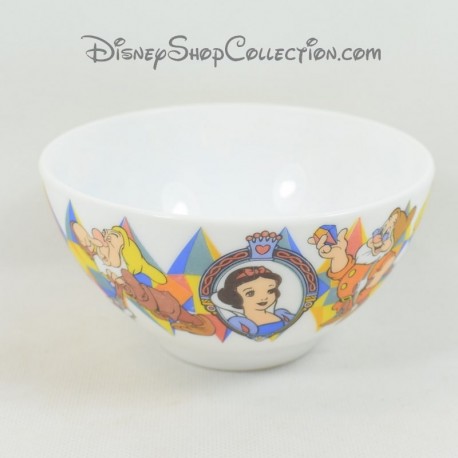 Snow White Bowl DISNEY ARCOPAL enanos mina de cerámica 14 cm