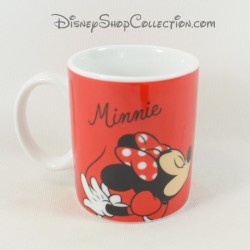 Mug Mickey Minnie DISNEY Kiss bisou rouge blanc céramique 10 cm