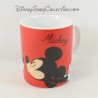 Mug Mickey Minnie DISNEY Kiss kiss red white ceramic 10 cm