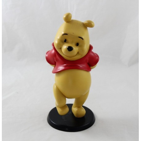 Statuetta in resina Winnie the pooh DISNEY con base nera figurina 23 cm