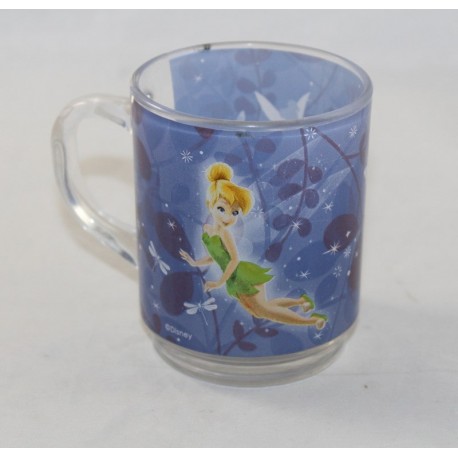 Fairy glass mug Bell DISNEY Luminarc blue purple 10 cm