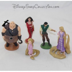 Statuette Rapunzel DISNEY STORE set di 5 figurine