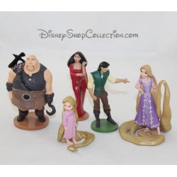 Statuette Rapunzel DISNEY STORE set di 5 figurine