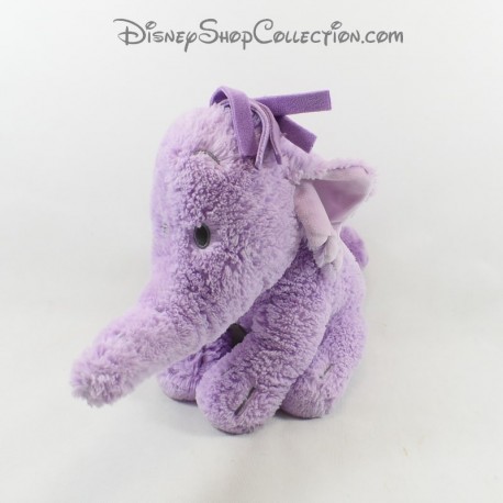 Elefante de felpa Lumpy DISNEY STORE insignia púrpura Winnie the Teddy Bear Disney 30 cm