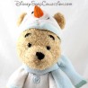 Plüsch Winnie der Teddybär DISNEY STORE als Schneemann verkleidet