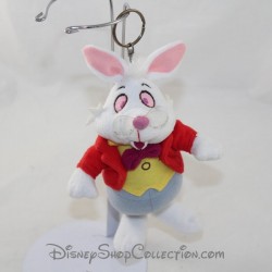 Plush keychain The White Rabbit DISNEY Alice in Wonderland