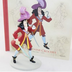 Figurine Capitaine Crochet HACHETTE Walt Disney Peter Pan + livre collection 18 cm
