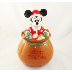 Boîte à biscuits Mickey Mouse DISNEY Merry Christmas Noël pot à cookies céramique 30 cm