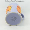 Mug en relief Winnie l'ourson DISNEY STORE différentes expressions rire tasse céramique mauve 3D