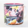 Mug scene Mickey Minnie DISNEY STORE Drive-in Mickey Mouse in Brief Encounter pink