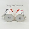 Set of 2 mugs Mickey Minnie DISNEYLAND PARIS red white I love you