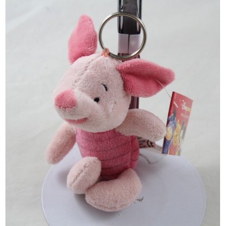 Keychain plush Porcinet DISNEY STORE pink 12 cm