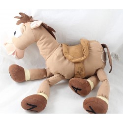 Peluche cheval Pil Poil DISNEY STORE Toy Story Woody écusson officiel Disney 39 cm