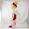 Doll plush fairy Bell DISNEYLAND PARIS red dress Christmas 58 cm