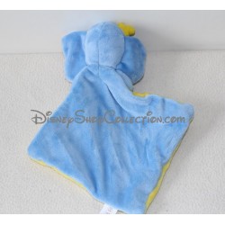 Doudou piatto Dumbo DISNEY NICOTOY palloncino elefante giallo blu 30 cm