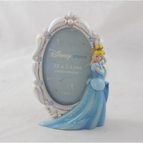 Cadre photo résine Cendrillon DISNEY STORE Princesse style miroir 15 cm
