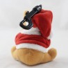 Plush keychain Winnie the Pooh DISNEY STORE Christmas red orange 18 cm