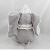 Elefante de felpa Dumbo DISNEY NICOTOY gris blanco sentado costuras orejas 26 cm